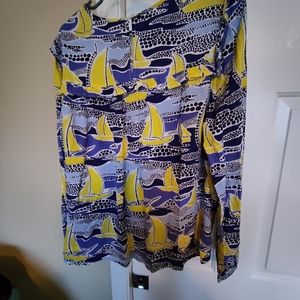 Women's Crown and Ivy sailboat blouse